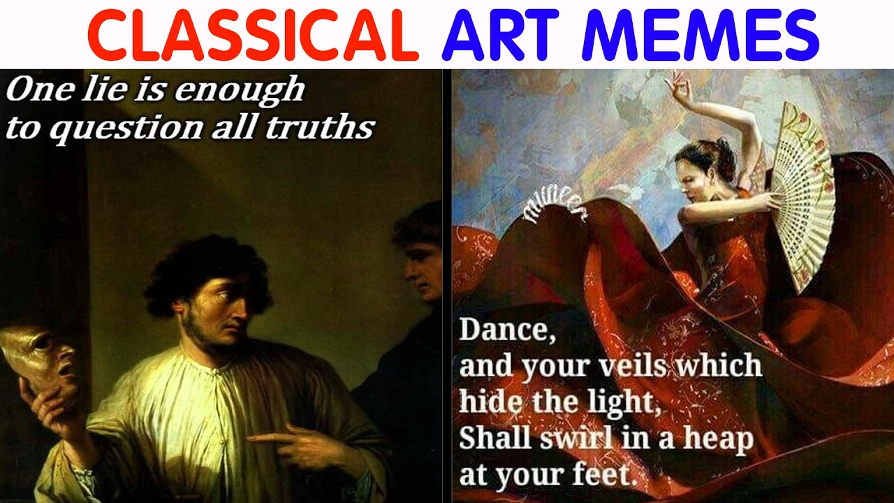 Hilarious Classical Art Memes That Deserve A Museum Of Their Own|| video compilation #97