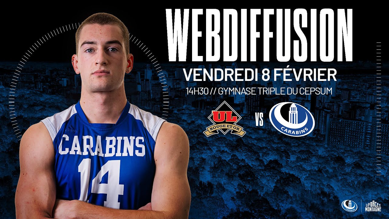 Volleyball Masculin: Carabins contre Rouge et Or!