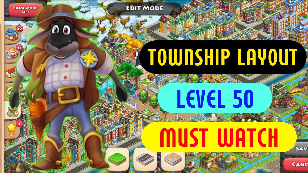 Township LAYOUT 50 level🔥🔥🔥FULL MAP 🔥🔥🔥#townshiplayout