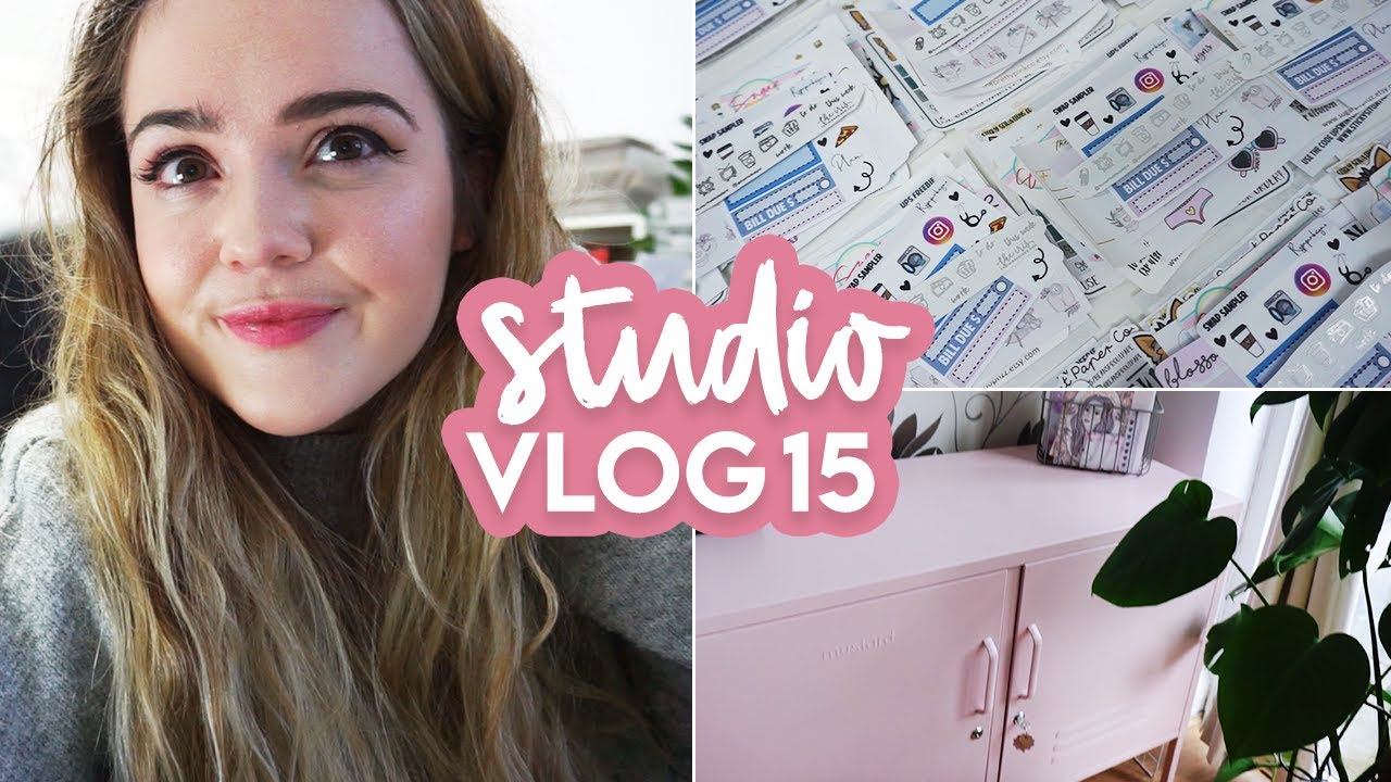 STUDIO VLOG #15 | Ultimate Planner Sale & Building My Mustard Locker!