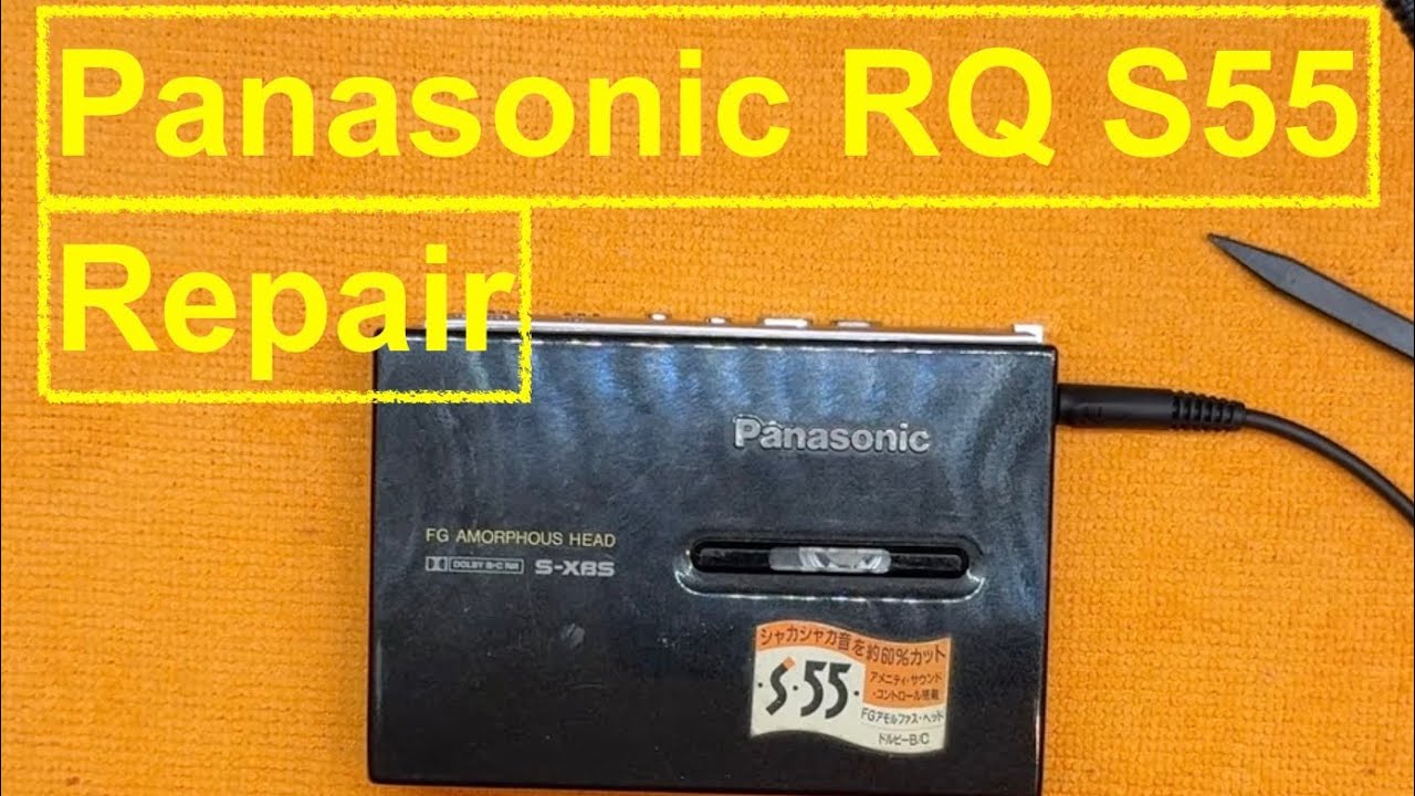 Ремонт кассетного плеера Panasonic RQ-S55 #сделайсам #ремонт E0109