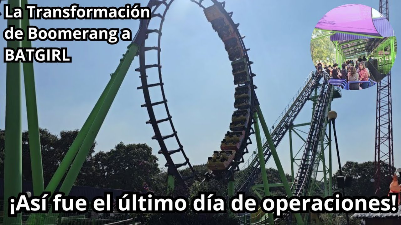 Six Flags México - Así fue el Último Día de Operaciones de Boomerang