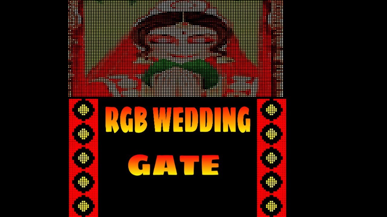 Wedding 3d animation pixel gate