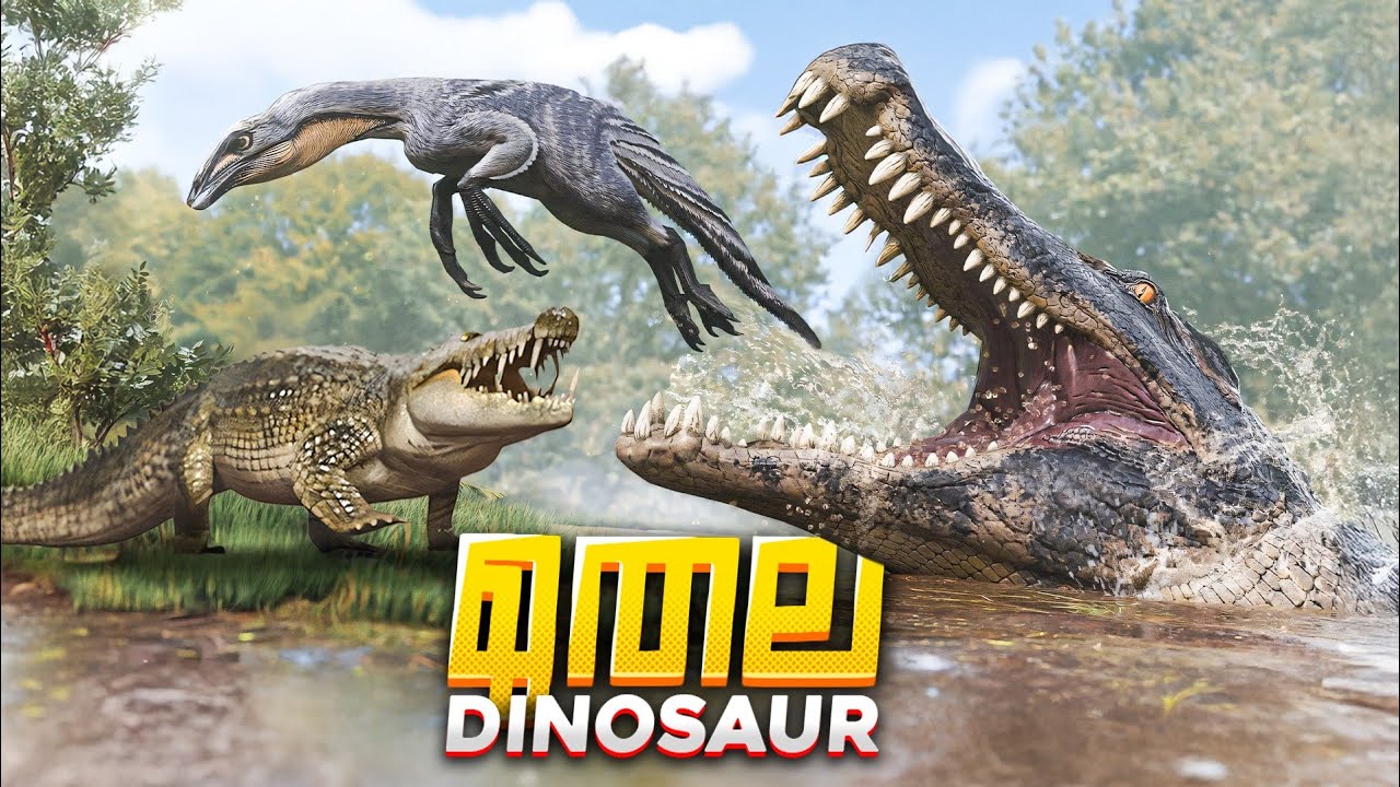 Surviving As a Dinosaur Crocodile Is Not Easy🔥..!!