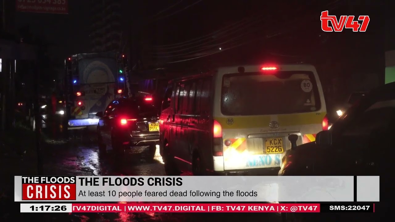 CS Geoffrey Ruku currently holding a crisis meeting, following the heavy rains
