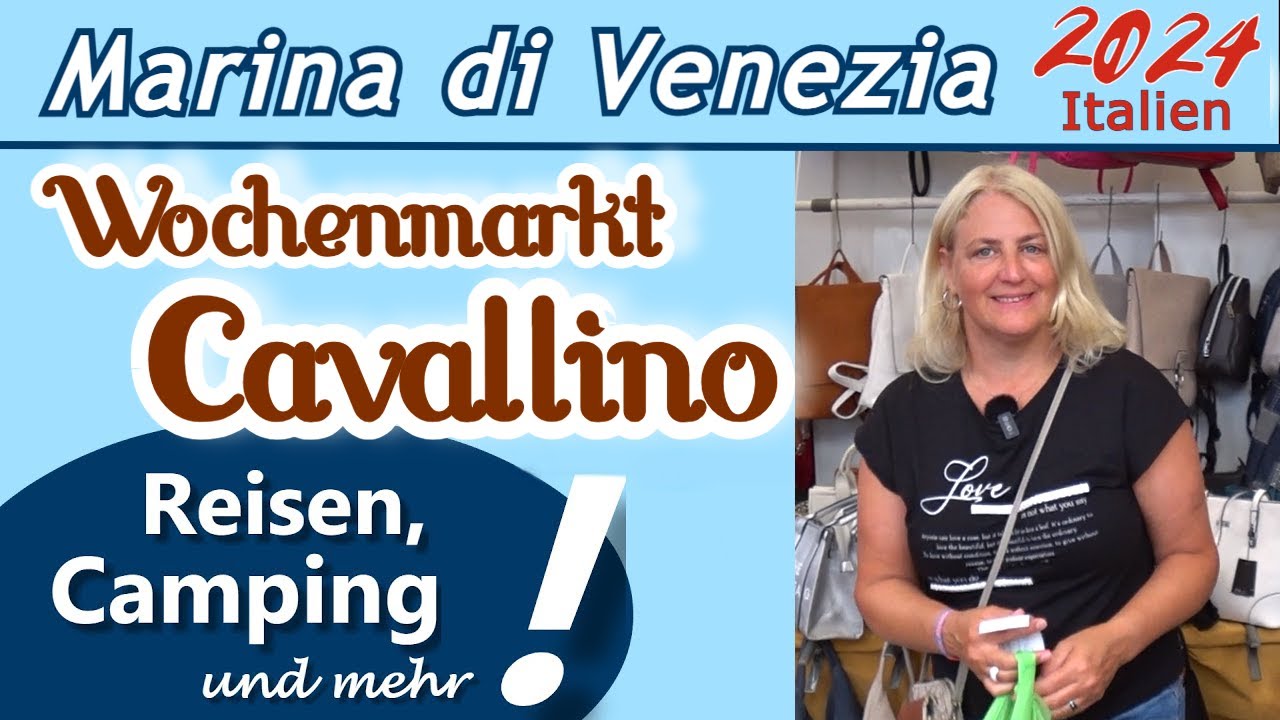 Besuch Wochenmarkt in Cavallino | Ausflugstipp | Marina di Venezia (Italien)