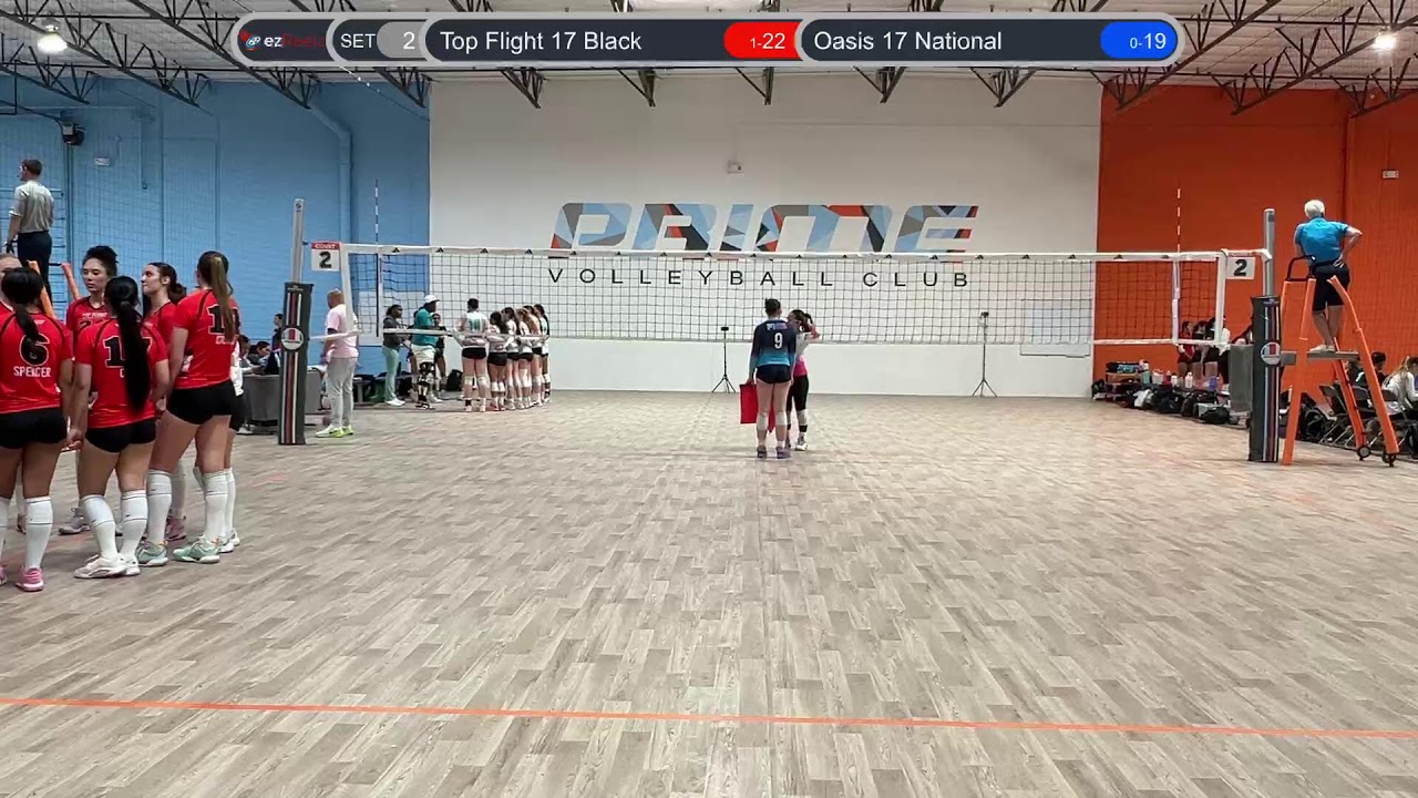 Oasis 17 National vs Top Flight 17 Black, 2026-03-01, Day 1, Match 1, 2nd Set Match 1
