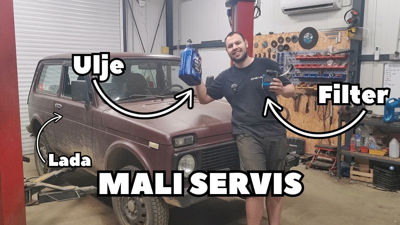 Prvi Put Radiš Mali Servis? Ovako Se Mijenja Ulje i Filter! // Lada Niva 1.7i