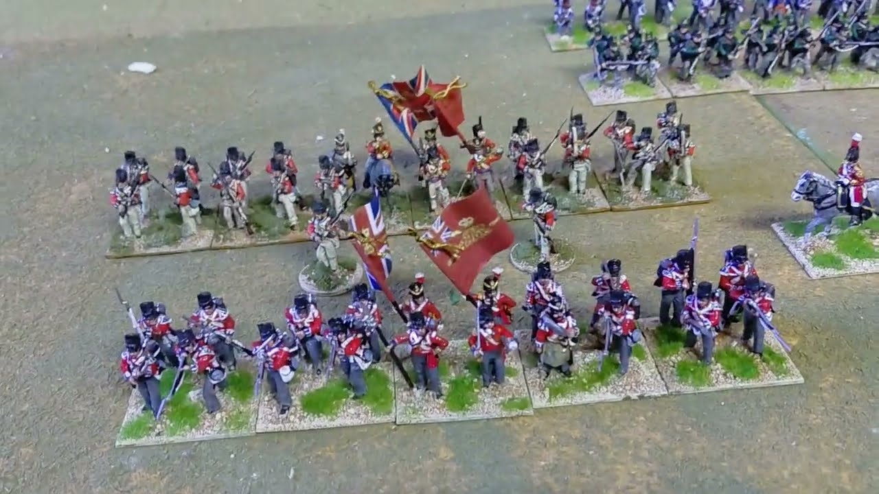 Британская армия при Ватерлоо в масштабе 28 мм (Age of Eagles).