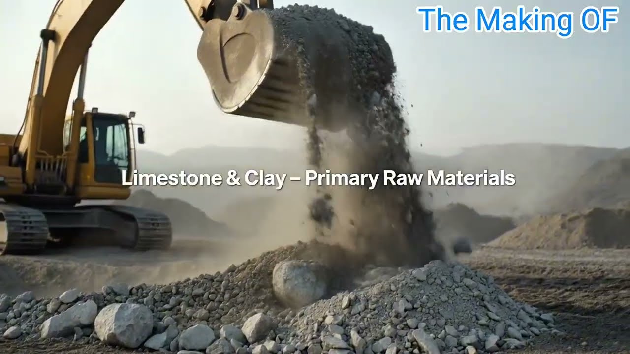 How Cement Is Made | Inside the Cement Factory Process 🏭 | The Making OF