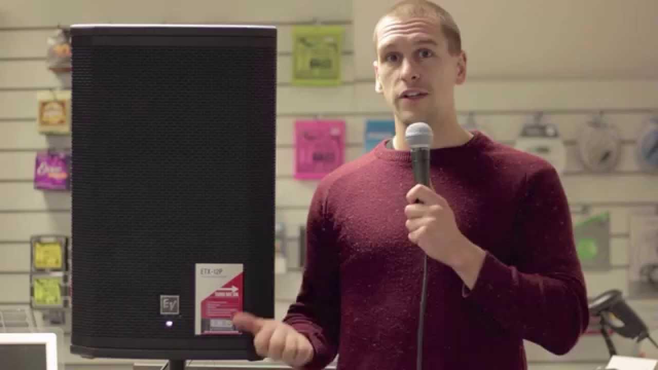 Review of the Electro-Voice ETX Range of Active Loudspeaker | ETX-12P | ETX-15P | ETX-35P | ETX-15SP