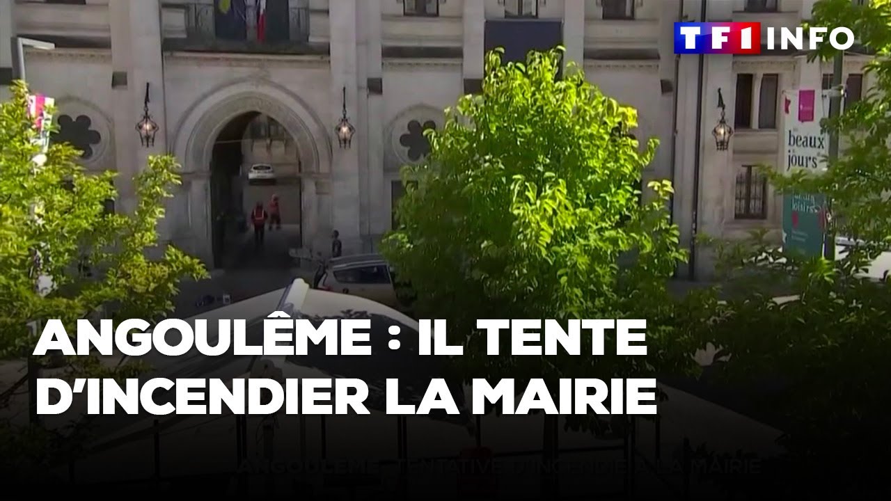 Angoulême : il tente d’incendier la mairie