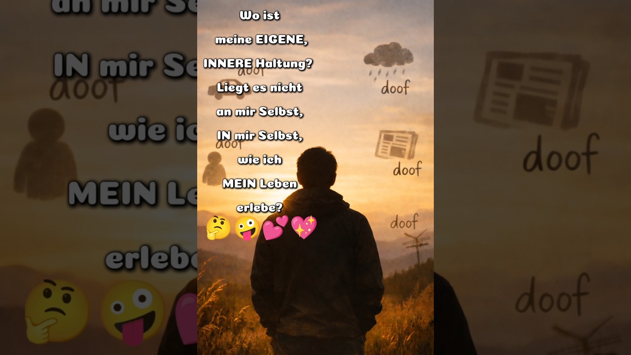 ALLES Doof - IMMER die Anderen! | Liegt es nicht an mir selbst wie ich MEIN Leben erlebe? 🤔🤪💕💖