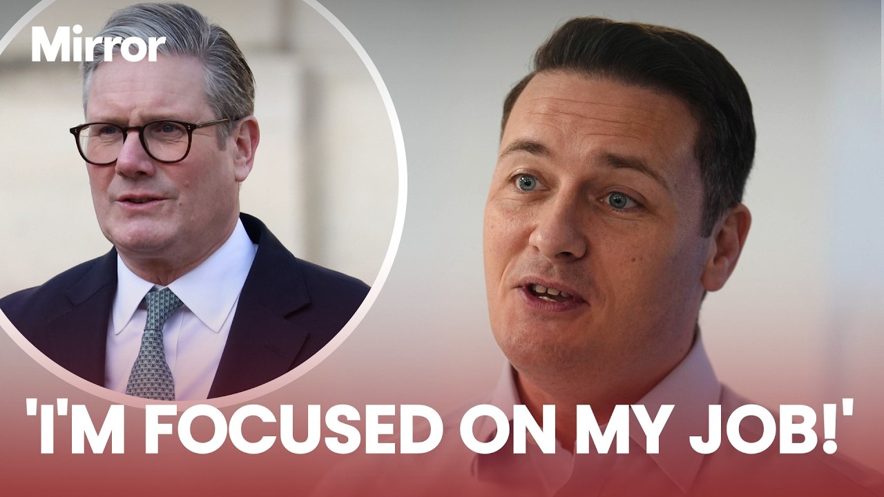 Wes Streeting DENIES rumours of a bid for leadership and says he's focused on the NHS