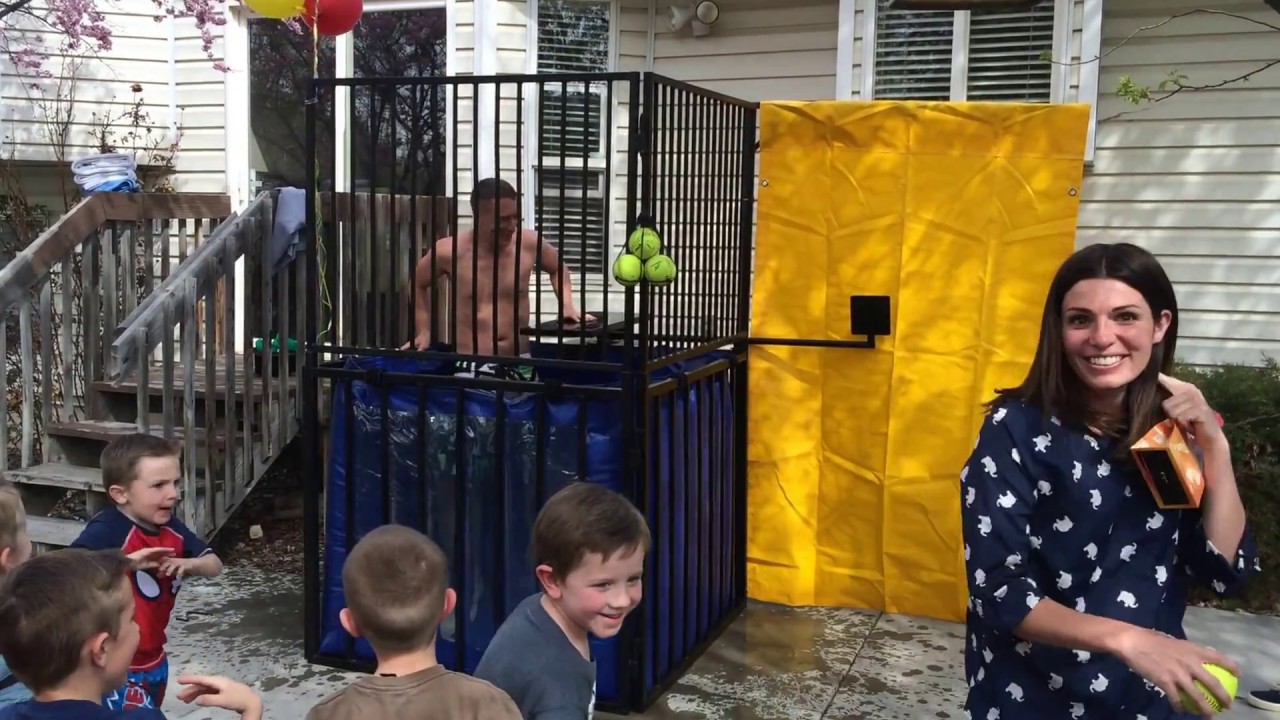 Dunking Your Dad in the Dunk Tank at a Birthday Party