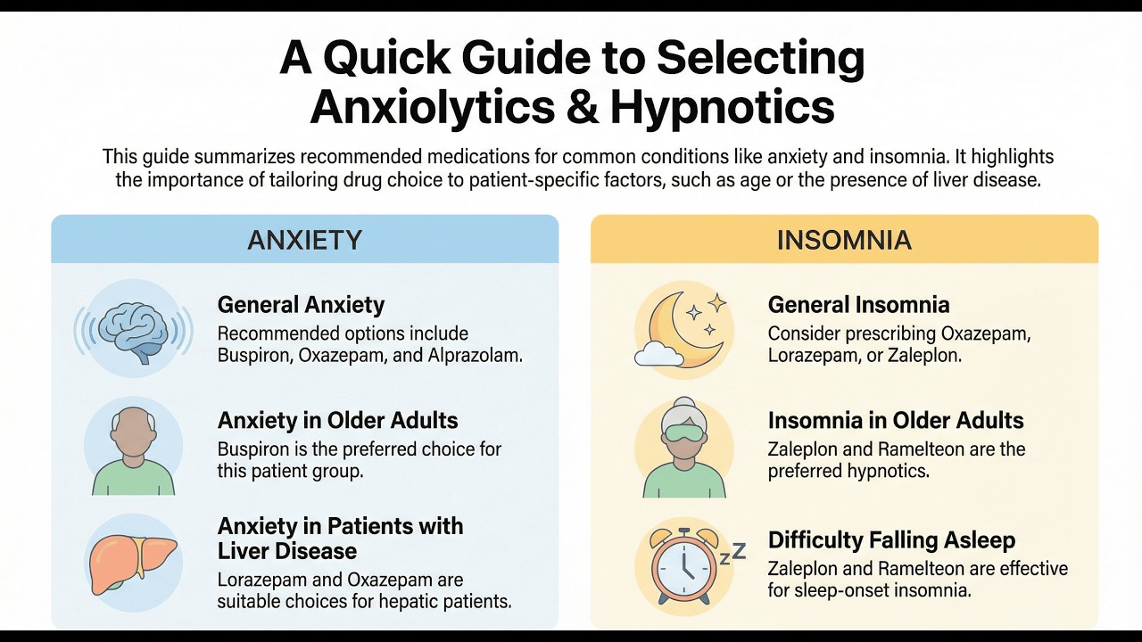 CNS Pharmacology For Medicine (3): Sedative and Hypnotic drugs