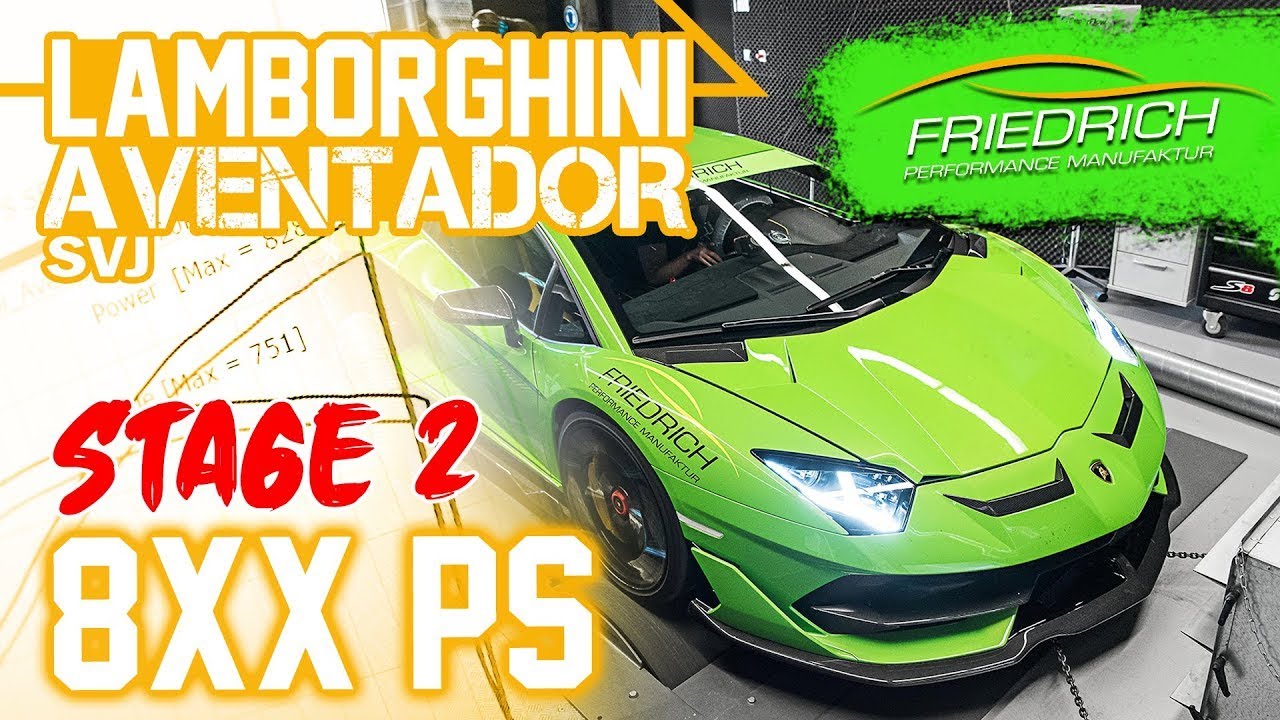 Lamborghini Aventador SVJ 8xxPS | Stage 2 | 100-200 km/h Autobahn | Prüfstand | mcchip-dkr