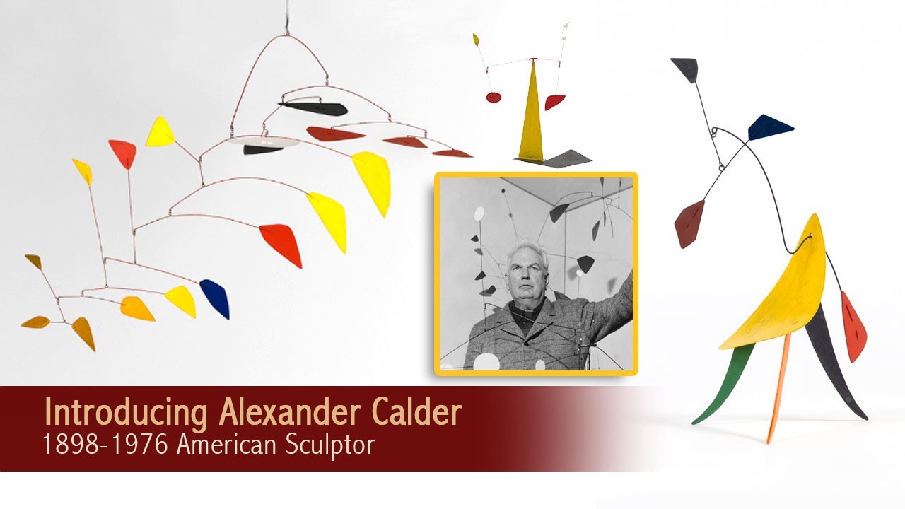 Artist Alexander Calder Slides