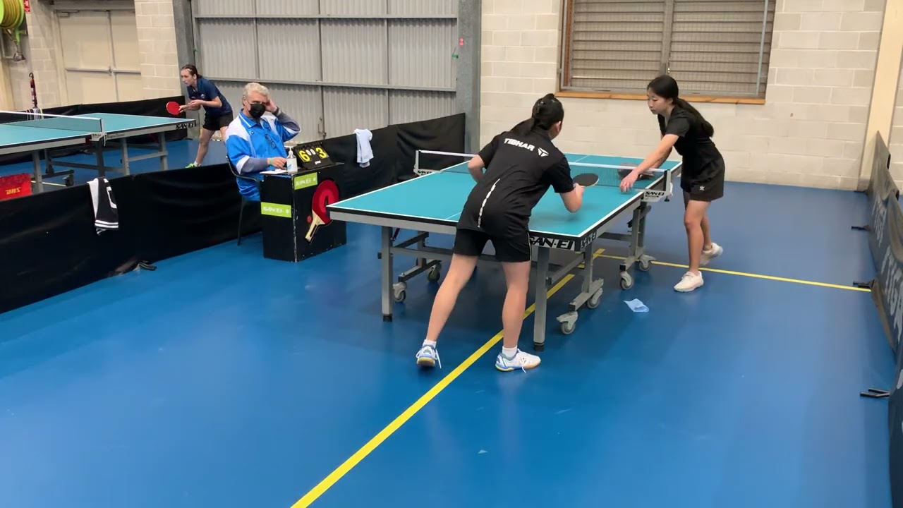 2022 TTA Tour Sydney - U19 QF - Yvonne Liu vs. Cherry Le - Set 1