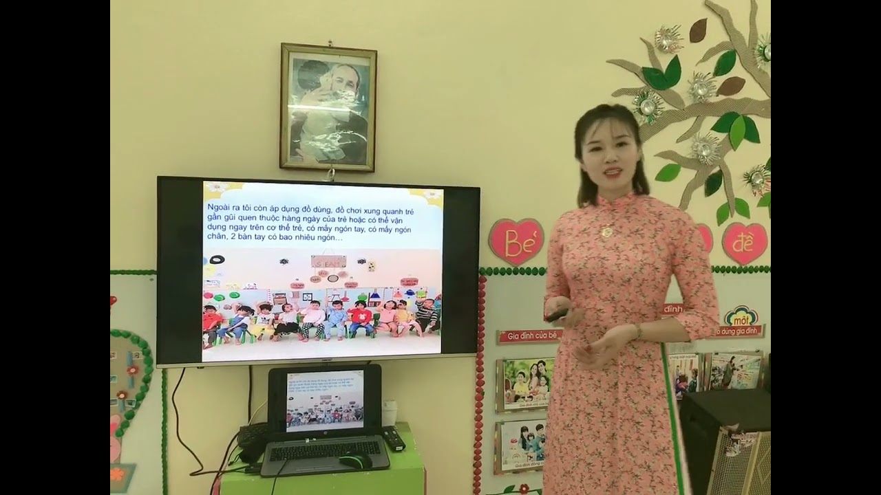 Bài thuyết trình : một số biện pháp giúp trẻ 5-6 tuổi hứng thú với hoạt động làm quen với toán .