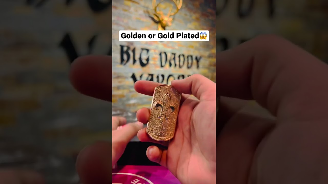 Golden or Gold Plated😱 #ytshorts #youtubeshorts #youtube #viral #vape #usa