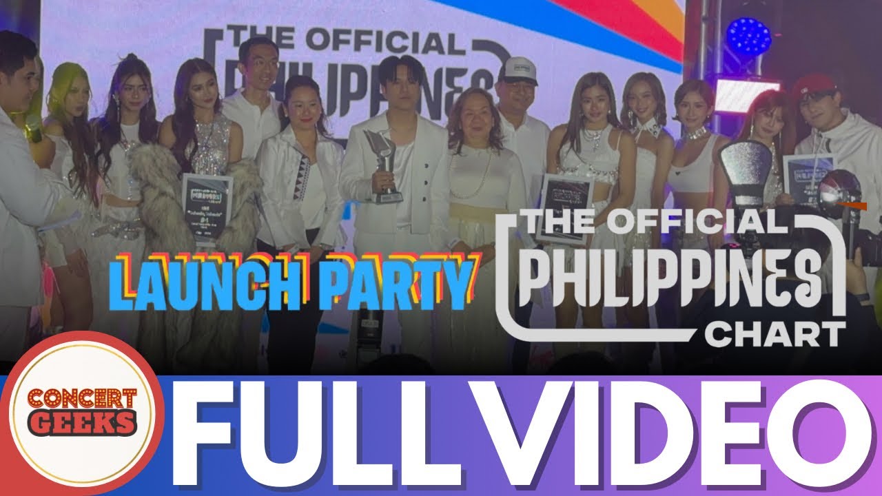 BINI, TJ MONTERDE, BEN AND BEN HONORED IN LAUNCH OF THE OFFICIAL PHILIPPINES CHART - FULL VIDEO