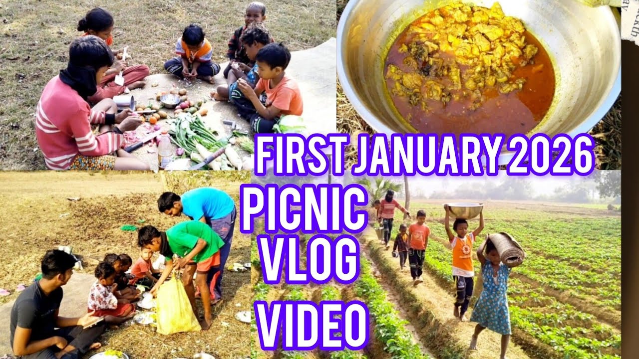 First January 2026 Picnic Vlog Video Santali#Manager Vlog Sagen Murmu Official 