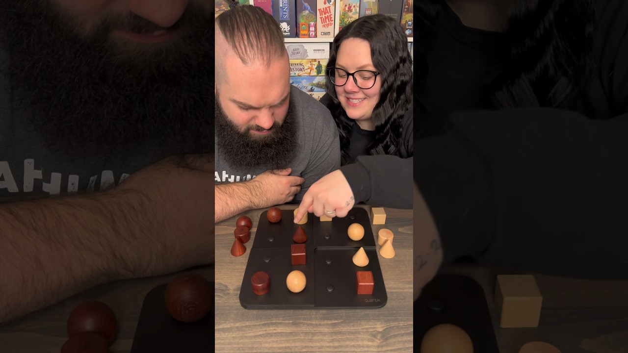 That&rsquo;s What Happens When You Get Cocky! Come Play Quantik With Us! #boardgames #couple