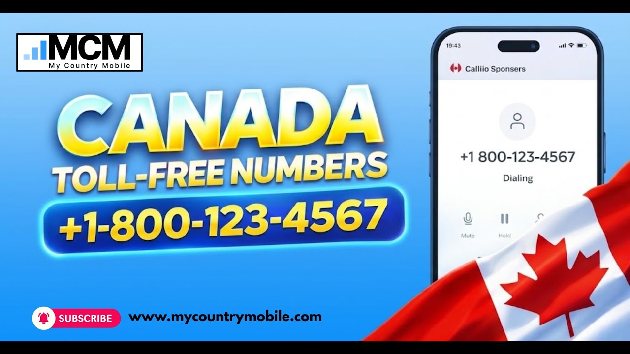 Canada Toll-Free Numbers | My country Mobile
