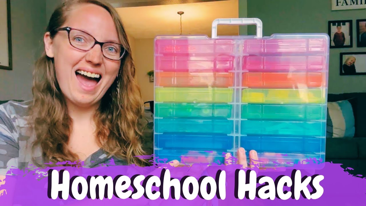10 Organizational Hacks For Homeschool Rooms