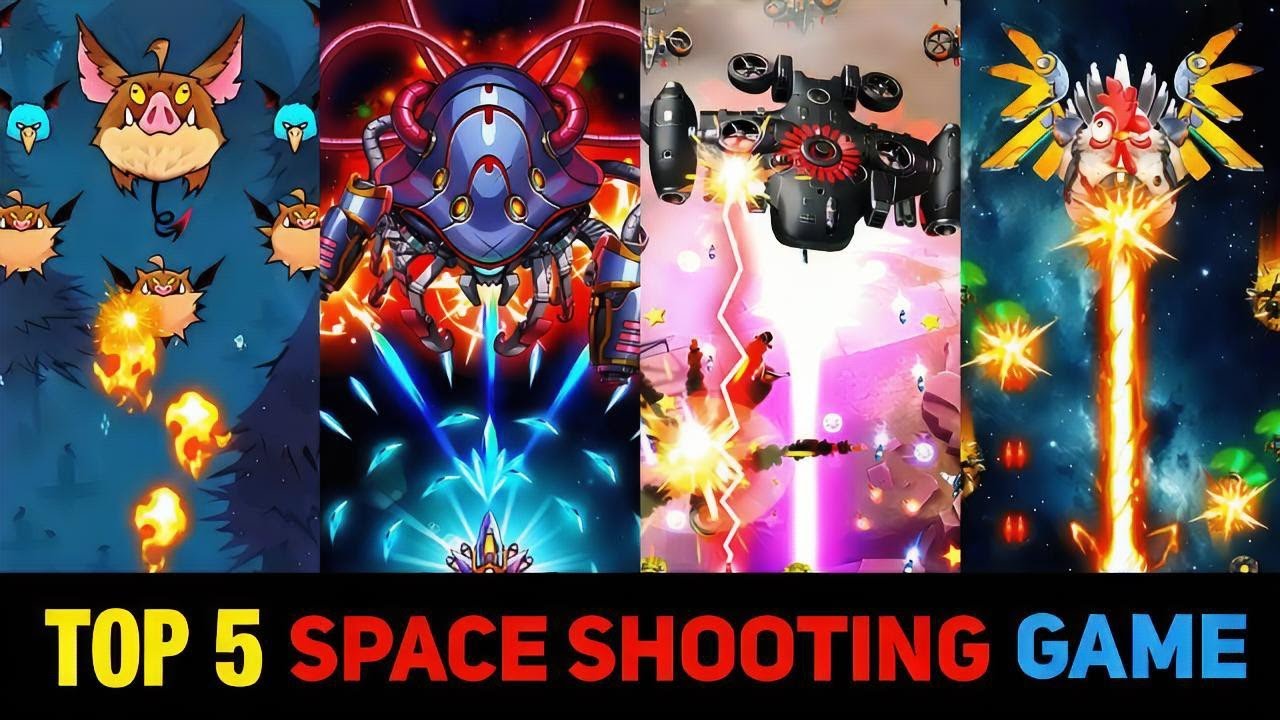 TOP 5 Space Shooting Game | Air Force Game