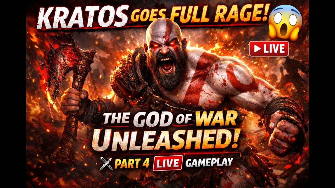 You Won't Believe KRATOS' CRAZY Rage Moments! 😲 Part 4 Gameplay