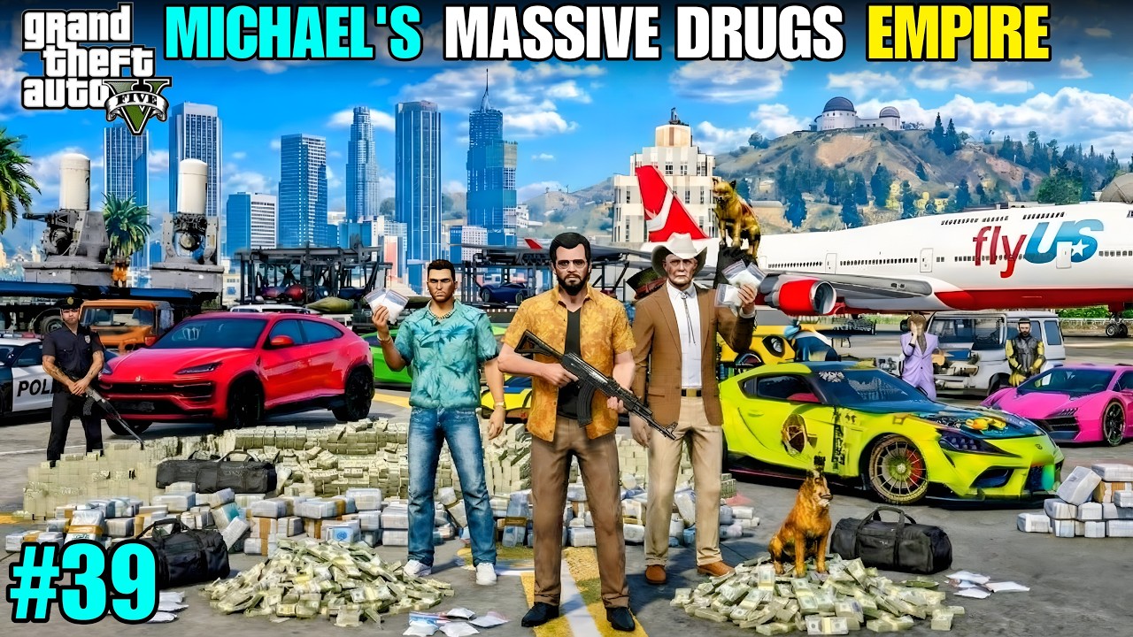 Michael Transport Insane Drugs Truck In GTA 5! 🔥 #39