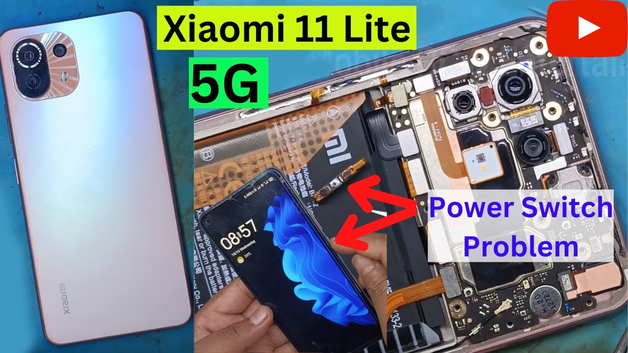 Mi 11 Lite Power Switch Kam Nahi Kar Raha Ha | Mi 11 Lite On Off Problem | Mi 11 Lite