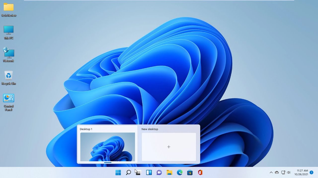 How To Remove  Task view  Icon From The Taskbar On Windows 11