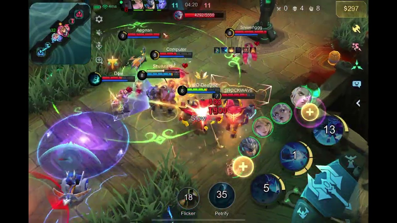 Mobile Legends: 1 nice brawl match with Atlas from Febuary 3 2026 at 2 Am ( no edits ) .
