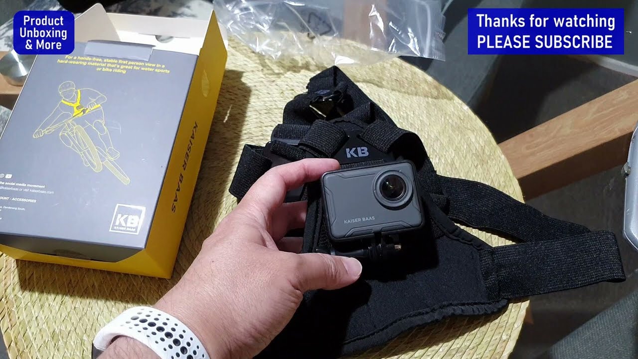 Kaiser Baas Chest Mount for Action Cameras Unboxing and Test Mounting