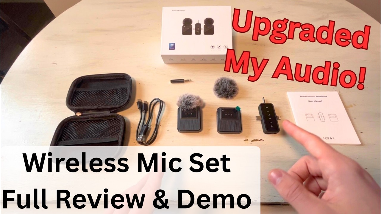 Wireless Microphone Set Review & Demo - Watch Before Buying