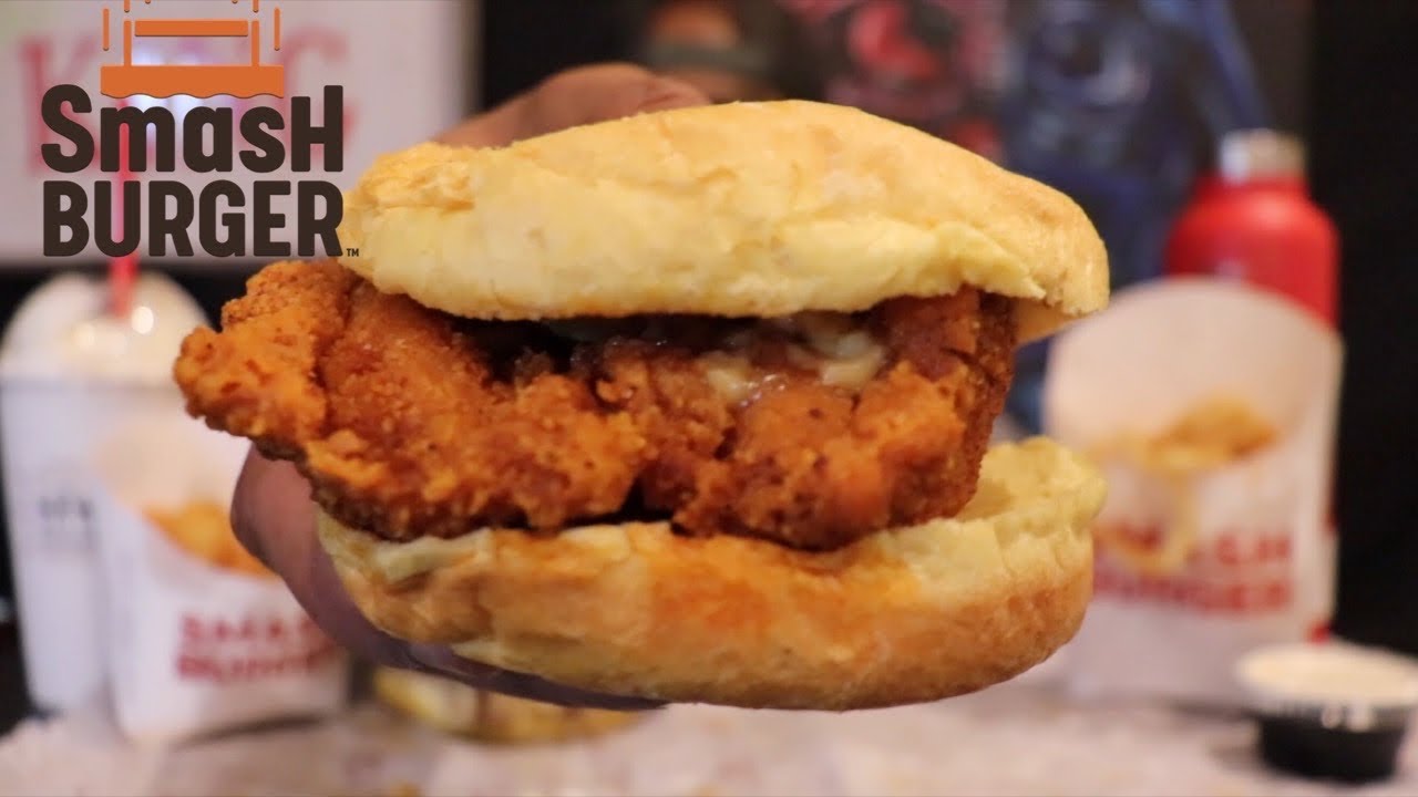 Mukbang | Smashburger's New Nashville Hot Chicken Sandwich!