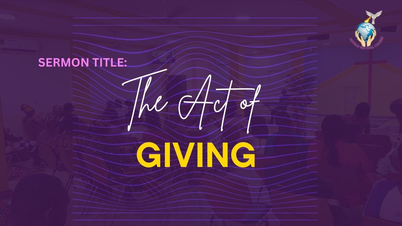 Sunday Service Live from Adonai Revival Church || The Act of Giving Pt. 3 || 11-08-2024