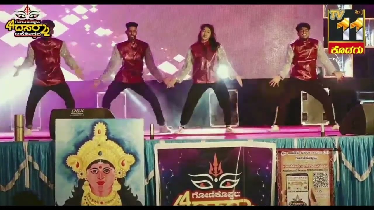 Dasara Janothsava Gonikoppal || Show Dance Performance || NK UNITED CREW