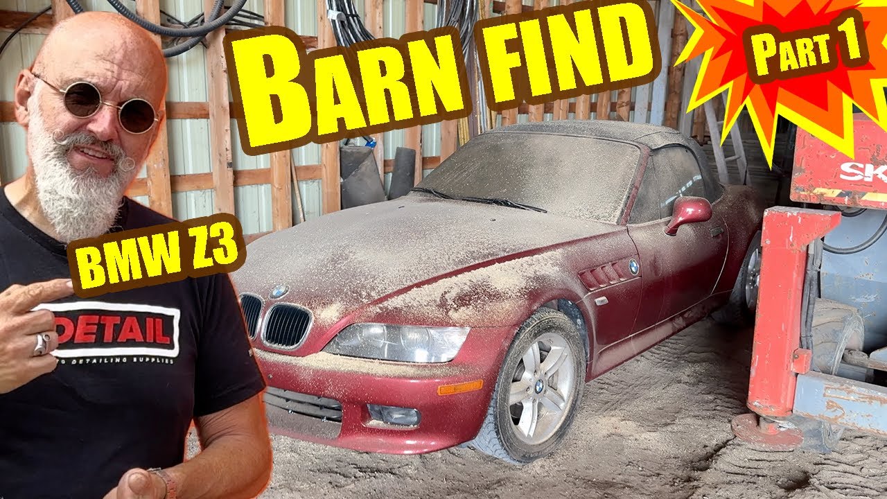 DIY Detail's 1st BARN FIND, disaster detail after years in a barn. #barnfinds