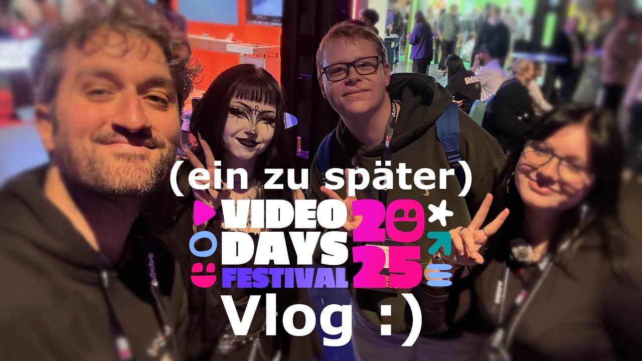 Der lang ersehnte (viel zu sp&auml;te) VIDEODAYS FESTIVAL 2025 VLOG 🎥🎉