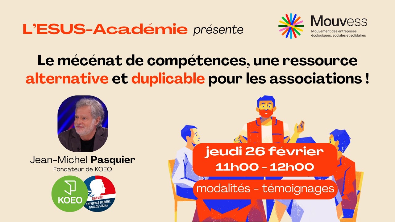 Webinaire #3 - Le mécénat de compétence avec KOEO