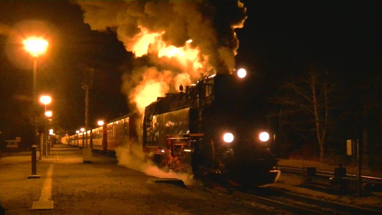 Der MephistoExpress unterwegs im dunklen Harz | Dampfloks