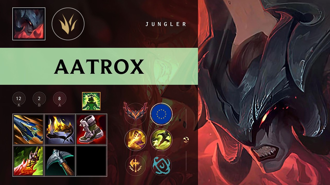 Aatrox Jungle vs Qiyana - EUW Grandmaster Patch 26.09