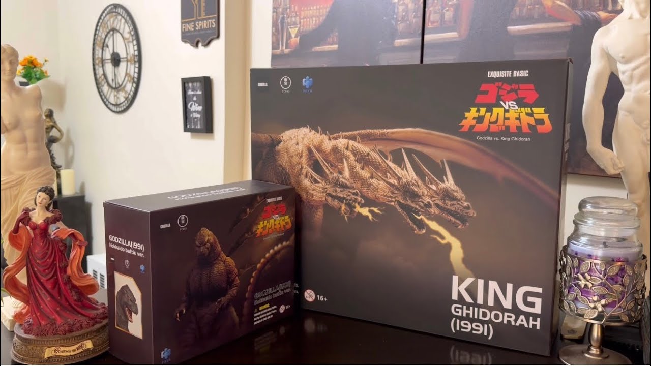 Hiya Exquisite Basic Godzilla & King Ghidorah 1991 Double review 