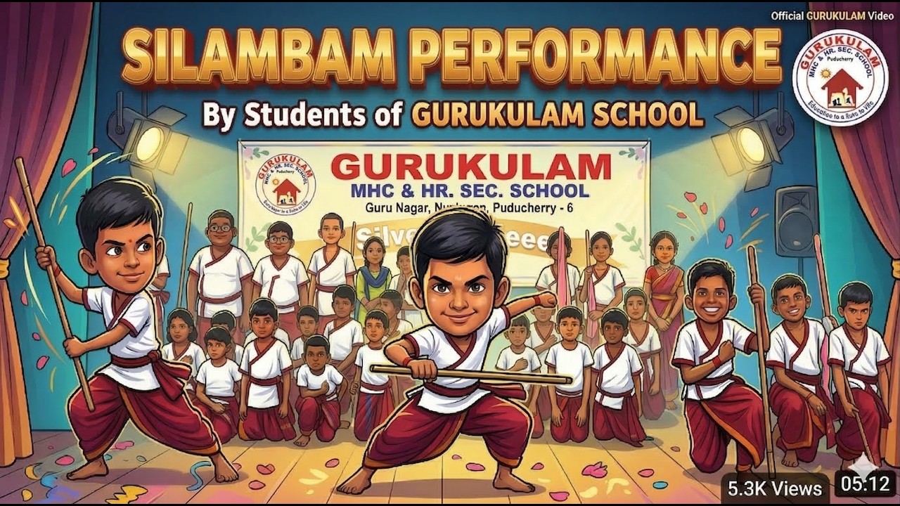 Amazing Kids Silambam Martial Arts | Gurukulam School, Puducherry Annual Day