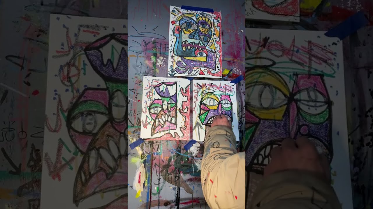 Live Art by De La Soul Child 🎨🔺🔹▫️