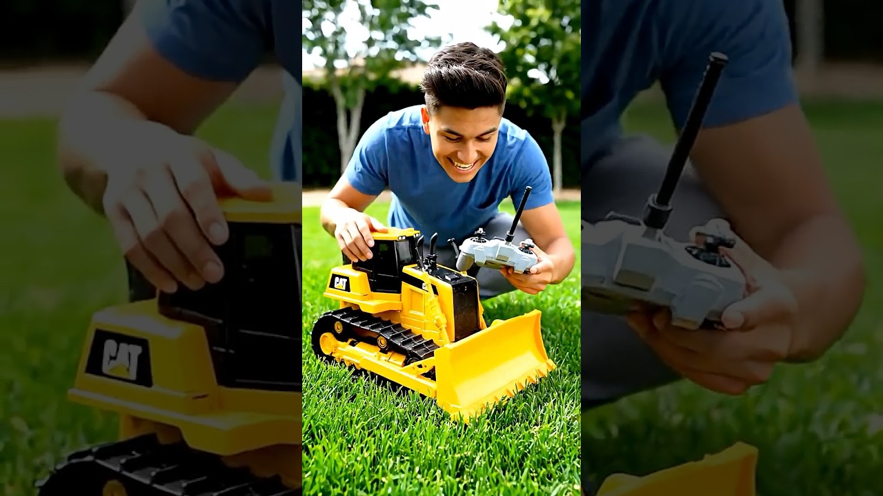 Pure Joy! Unboxing My New CAT Bulldozer! 🤩 #unboxing #happy #bulldozer #newtoy #toyreview